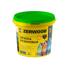 Краска резиновая ZERWOOD 1,3кг зеленый