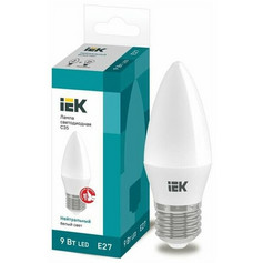 Лампа светод. свеча 9Вт Е27 4000К  IEK