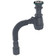 Сифон 1 1/4*40 с чёрной мет.реш. с г.т. 40х40/50 ОНИКС (черный) Aquant S1083