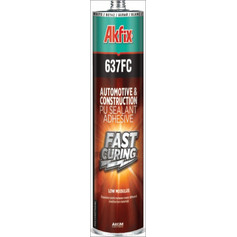 Герметик Akfix 637FC ПУ  быстросохнущий, 280мл. Серый 673FC.9