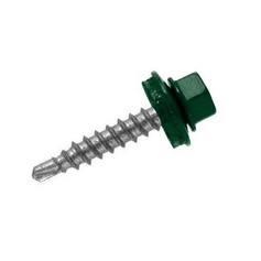 Саморезы кровельные 4,8х35 RAL 6005(50)