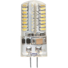 Лампа светод. G4 12V 3W 4500K  силикон General