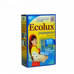 Клей д/обоев ECOLUX  универсал. 250гр.
