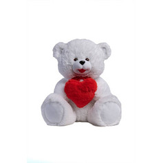 Игрушка мягкая Медведь с сердцем 2603-80
